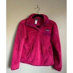 PATAGONIA Women’s Re-Tool Snap Pullover in Raspberry